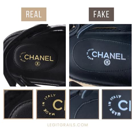 chanel dad sandals real vs fake|quilted dad sandals.